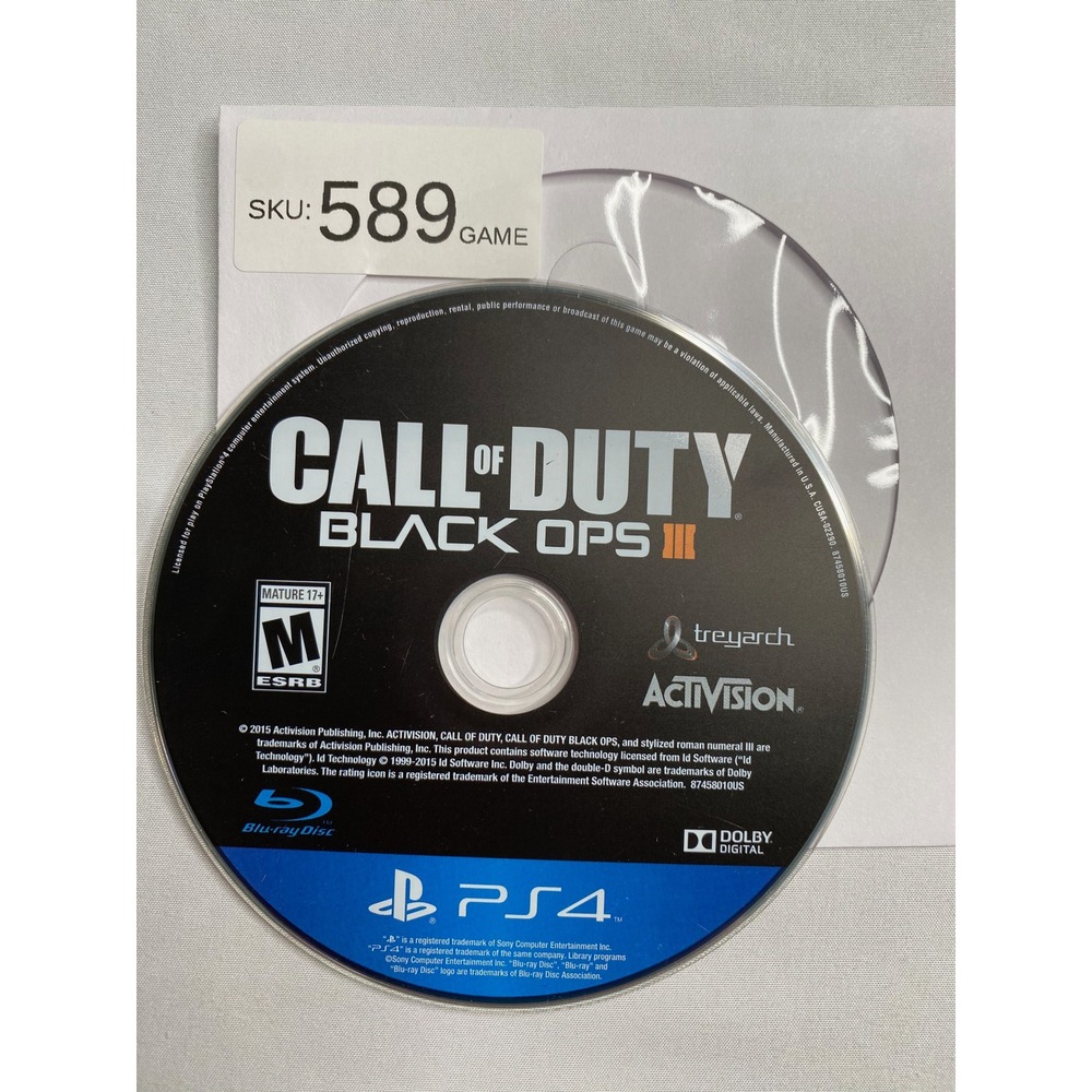 Call of Duty Black Ops III PS4
